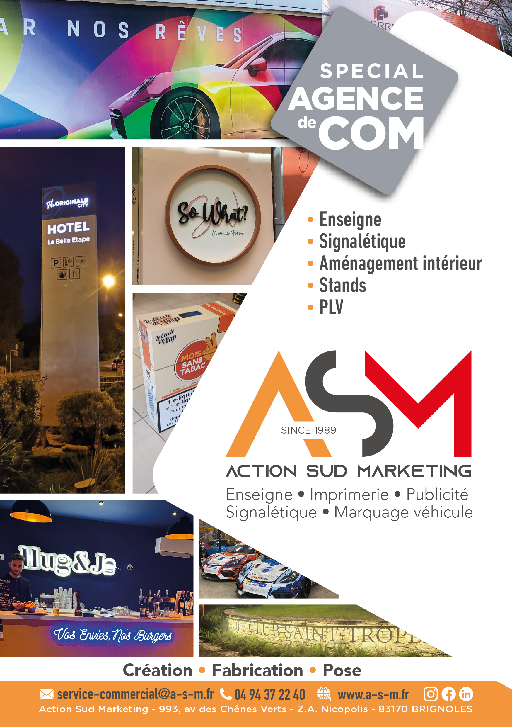 Flyer ASM Agence de Com